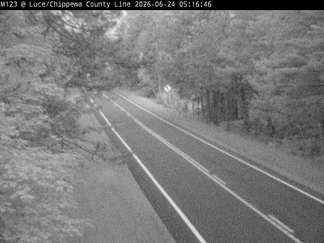M-123 @ Luce/Chippewa Co Line