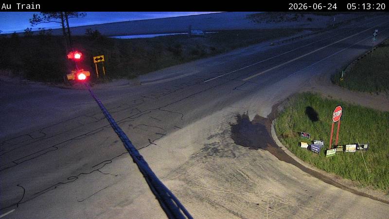 M-28 @ Forest Lake Rd (Au Train)
